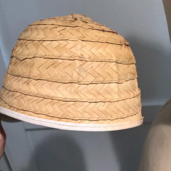 Vintage hand-embourrerez straw cap main image 6